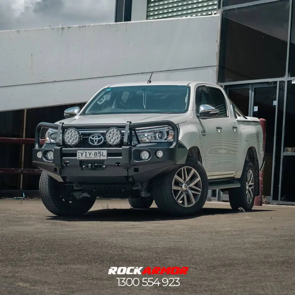 Rockarmor Elite Bullbar Frontal Combo To Suit Toyota Hilux 2015-2020 - Winch Bar Combo