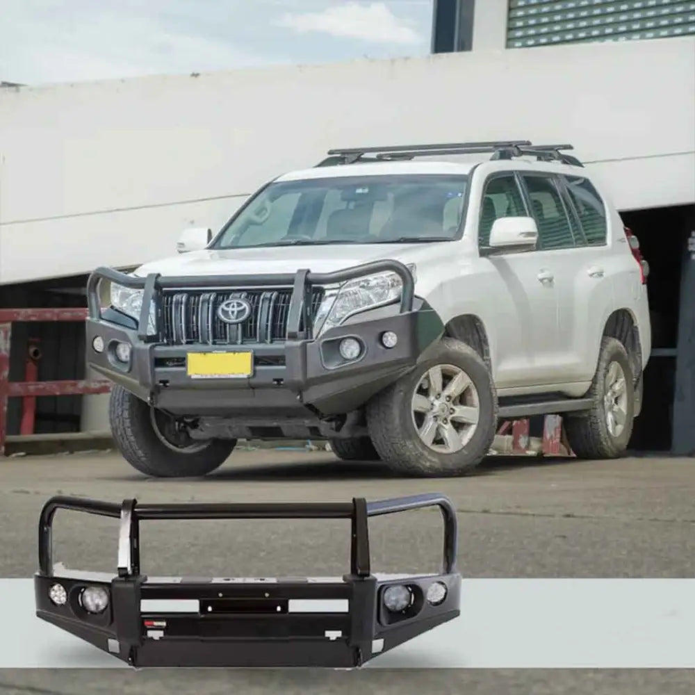 Rockarmor Elite Bullbar Frontal Combo To Suit Toyota Prado 150 Tear Drop - Winch Bar Combo