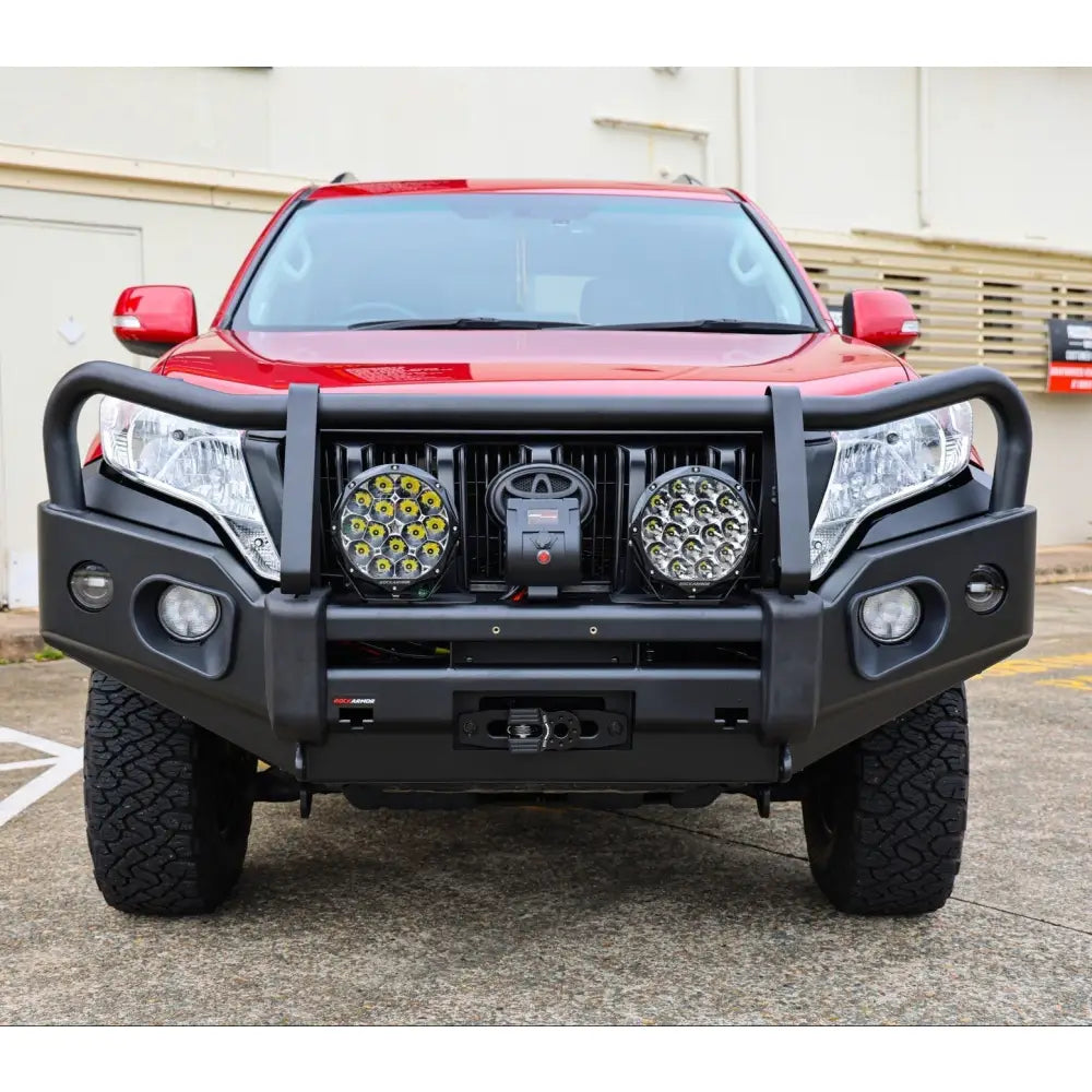 Rockarmor Elite Hoop Steel Bullbar - Toyota Prado 150 Tear Drop 2013-18