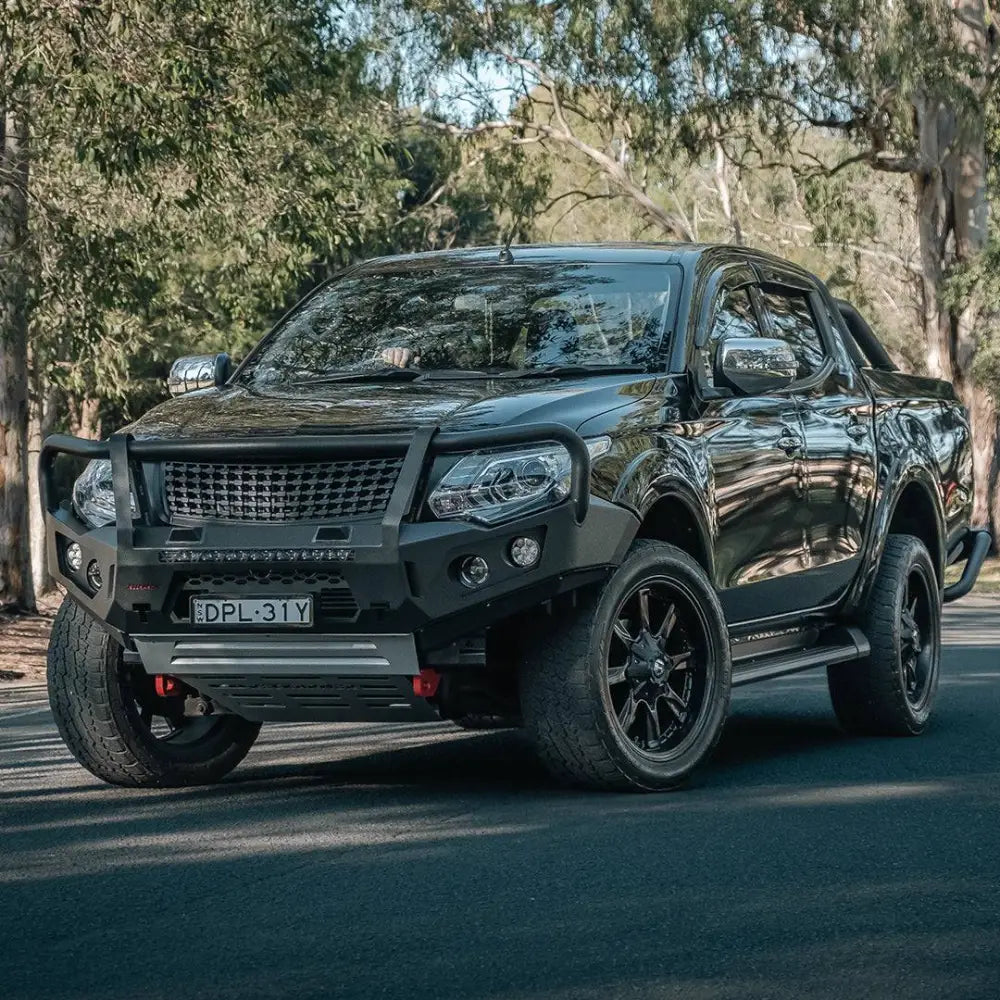 Rockarmor Gt Hoop Bullbar Combo Pack - Mitsubishi Mq Triton - Winch Bar Combo