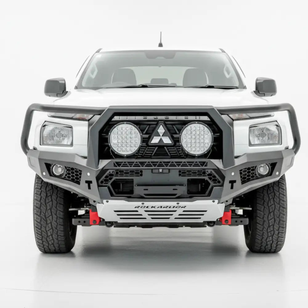 Rockarmor Gt Hoop Bullbar Combo Pack - Mitsubishi Mv Triton 2024 - Winch Bar Combo