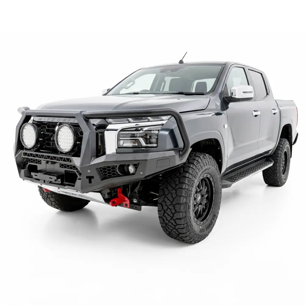 Rockarmor Gt Hoop Bullbar Combo Pack - Mitsubishi Mv Triton 2024 - Winch Bar Combo