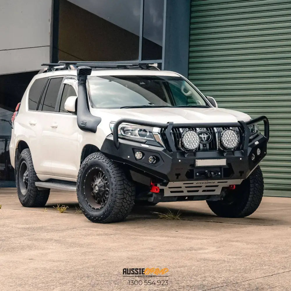 Rockarmor Gt Hoop Bullbar Combo Pack - Toyota Prado 150 2017+ - Winch Bar Combo