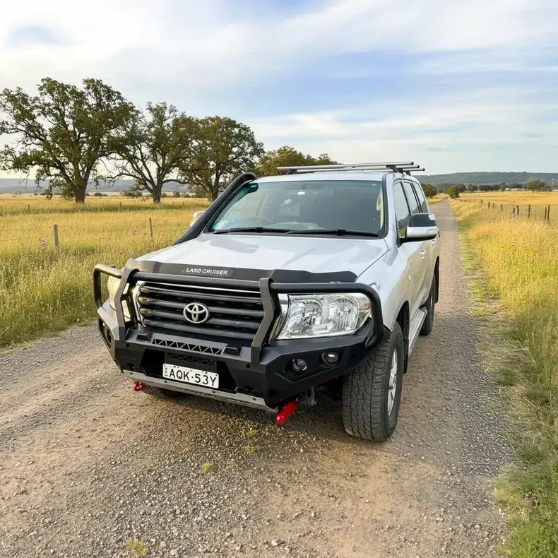 Rockarmor Gt Hoop Steel Bullbar Combo Package - Toyota 200 07-15+ (Full Bar Replacement) - Winch Bar