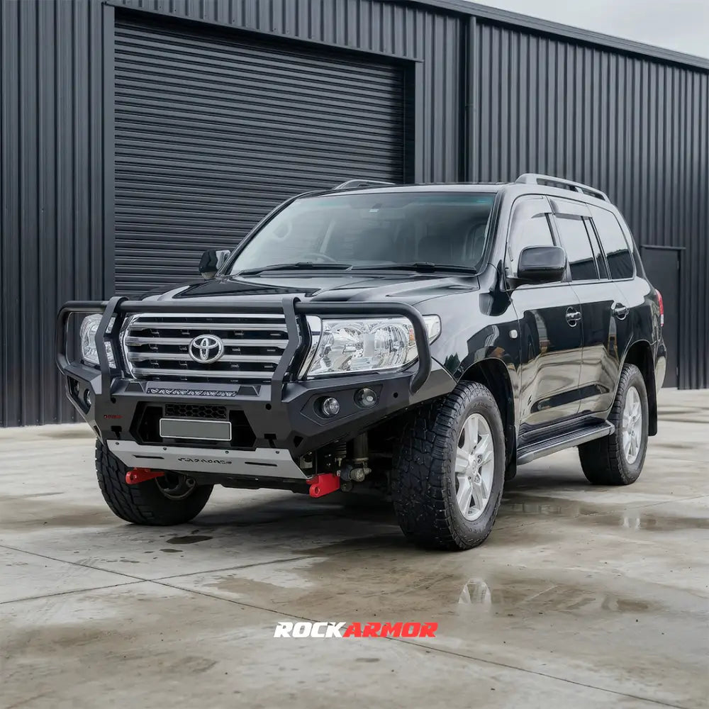 Rockarmor Gt Hoop Steel Bullbar - Toyota 200 07-15+ (Full Bar Replacement) - Winch Bar