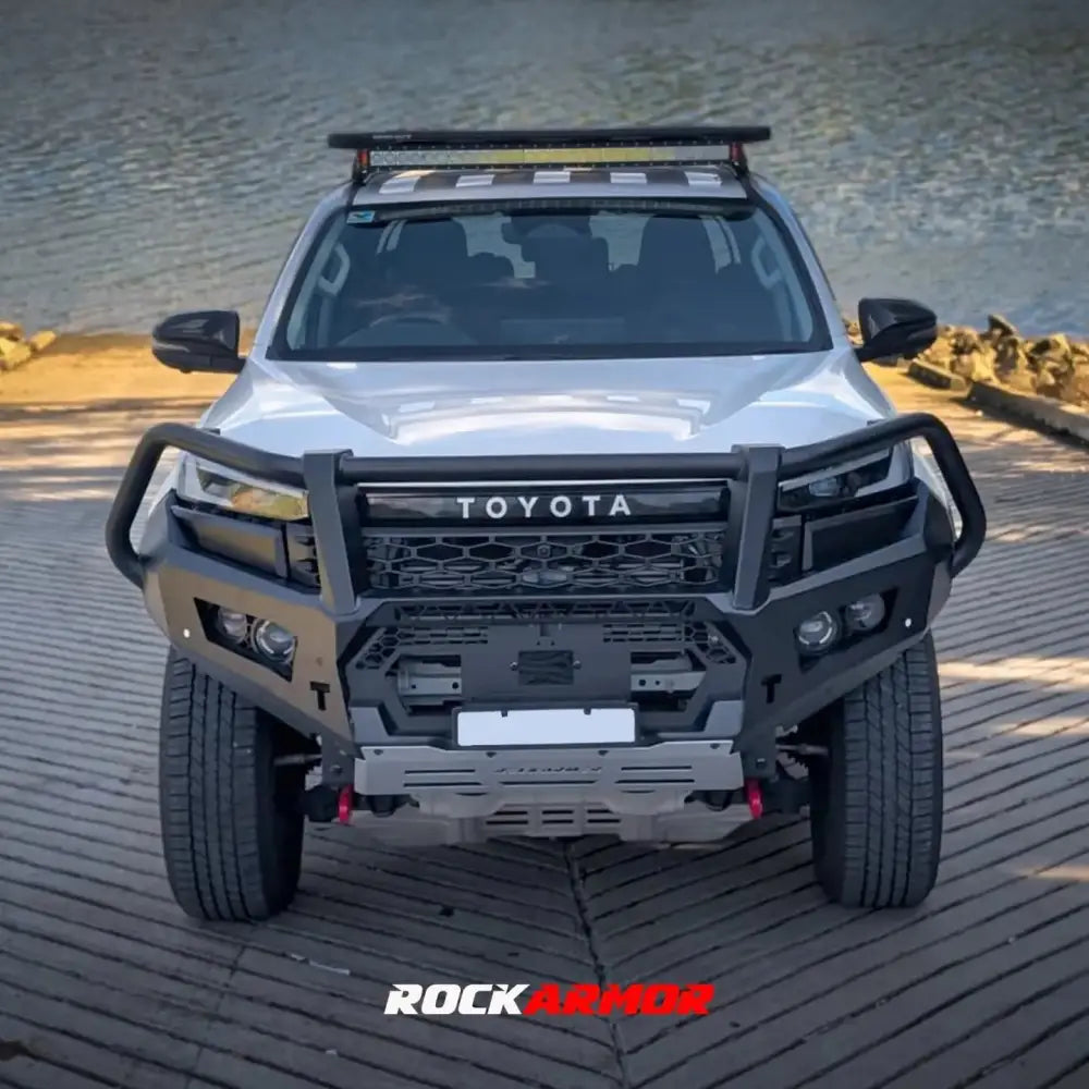 Rockarmor GT Hoop Steel Bullbar - Toyota Hilux N90 2026+ (Full Bar Replacement) - Winch Bar