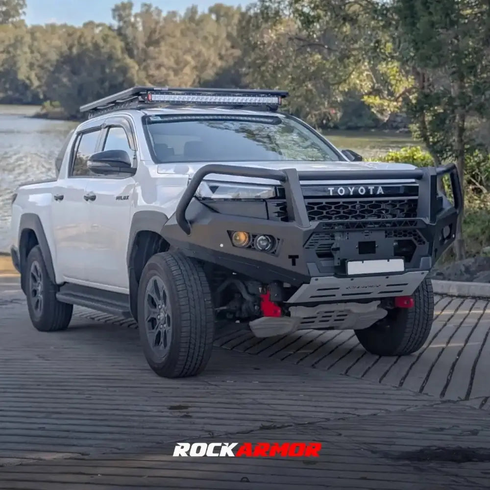 Rockarmor GT Hoop Steel Bullbar - Toyota Hilux N90 2026+ (Full Bar Replacement) - Winch Bar
