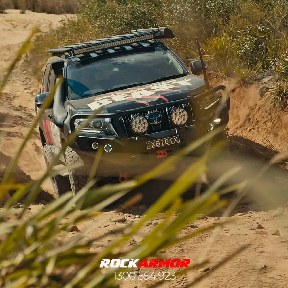 Rockarmor Gt Hoop Steel Bullbar - Toyota Prado 150 Series 11/2017+ (Full Bar Replacement) - Bullbar Only - Winch Bar