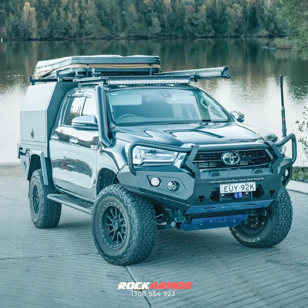 Rockarmor Gt Hoop Steel Bullbar - Toyota Sr Hilux 2020 to Current (Full Bar Replacement) - Winch Bar