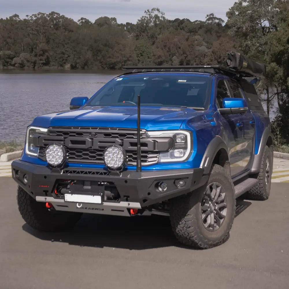 Rockarmor Gt Hoopless Steel Bullbar Combo Package - Ranger Raptor Next Gen 2023 to Current (Full Bar Replacement)