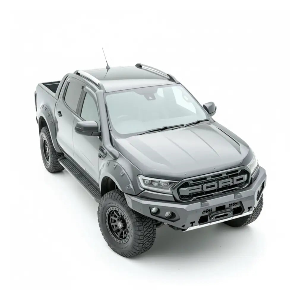 Rockarmor Gt Hoopless Steel Bullbar - Ford Ranger Wildtrak (Px 2 & Px 3) (Full Bar Replacement) - Winch Bar