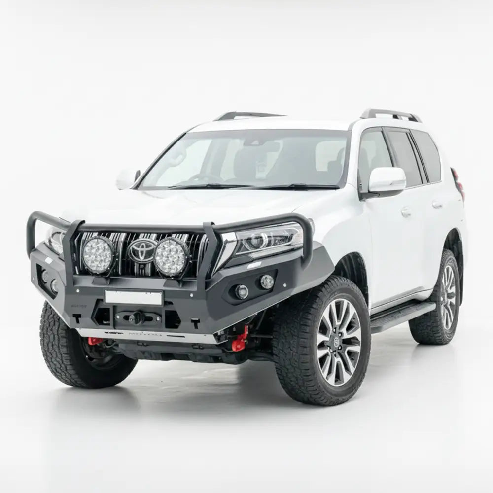 Rockarmor Gt Steel Hoop Bullbar Combo Pack - Toyota Prado 150 Series 2018+ - Winch Bar Combo