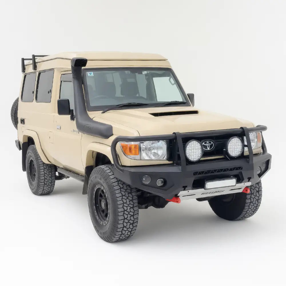 Rockarmor Gt Steel Hoop Bullbar Combo Pack - Toyota Vdj78 Troopy 2007-2023 - Winch Bar Combo