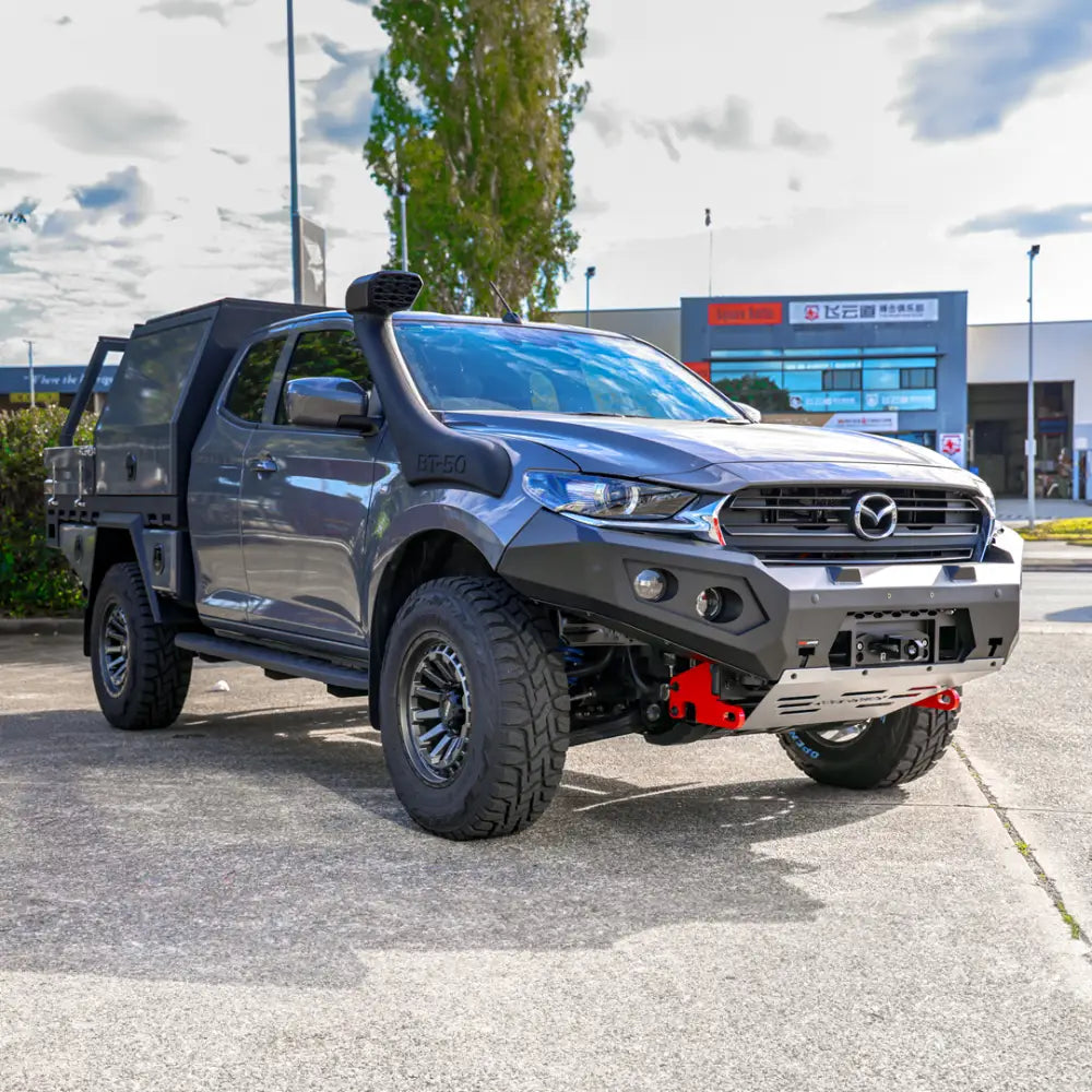Rockarmor Gt Steel Hoopless Bullbar Combo Pack - Mazda Bt50 2020+ - Winch Bar Combo