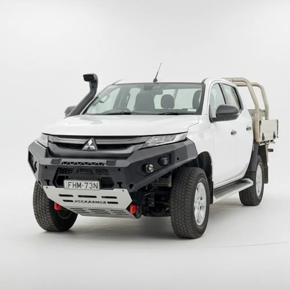 Rockarmor Gt Steel Hoopless Bullbar Combo Pack - Mitsubishi Mr Triton - Winch Bar Combo