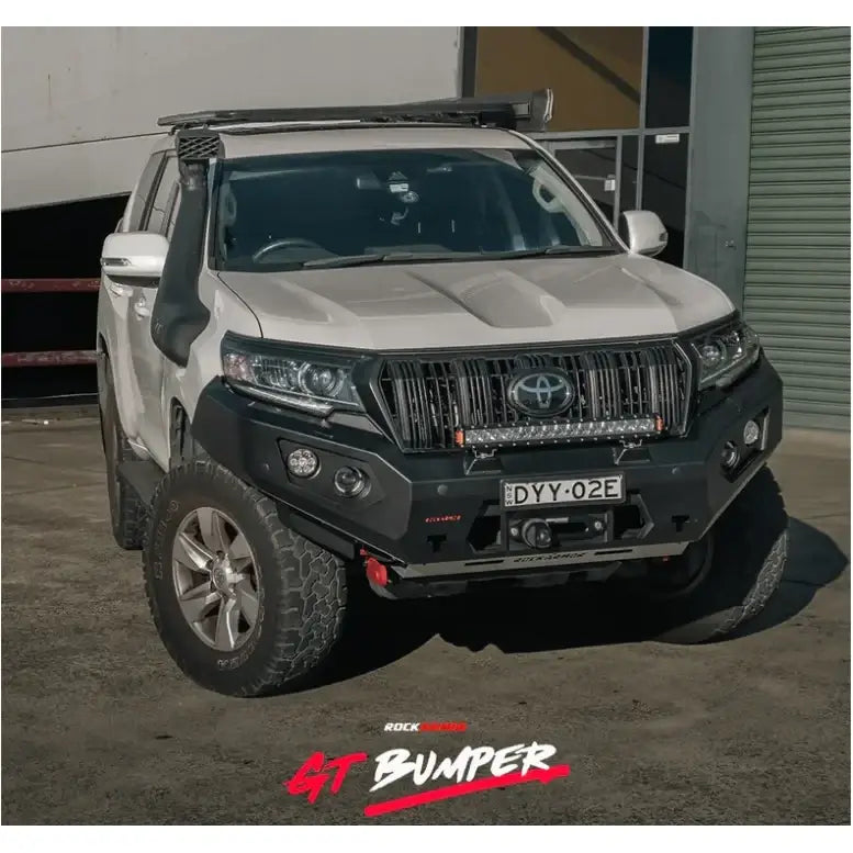 Rockarmor Gt Steel Hoopless Bullbar Combo - Toyota Prado 150 11/2017-Current - Winch Bar Combo