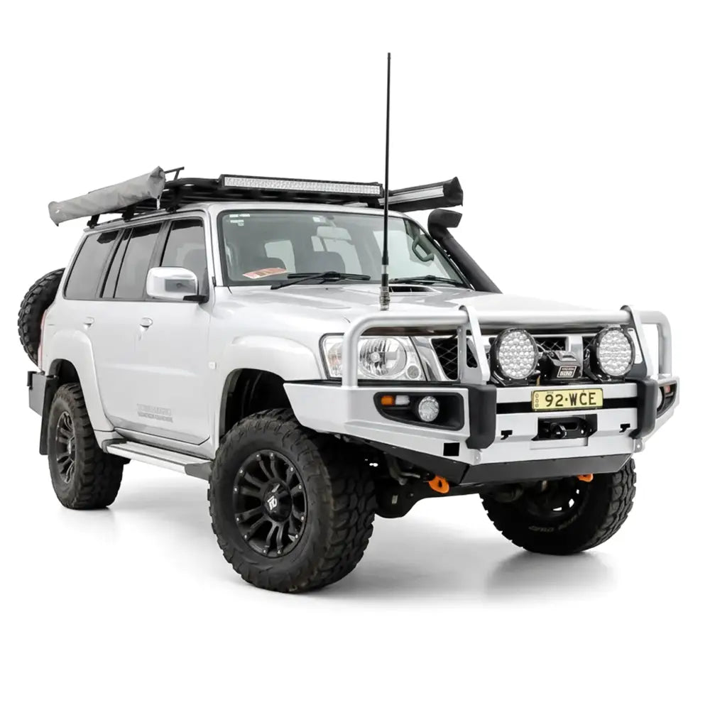 Rockarmor Premium Steel Bullbar - Nissan Patrol Gu4 2005 To Current (Full Bar Replacement)