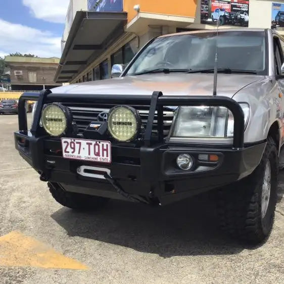 Rockarmor Premium Bullbar Frontal Combo To Suit Toyota Lancdruiser Fj100 1998- 2007Ifs - Winch Bar Combo