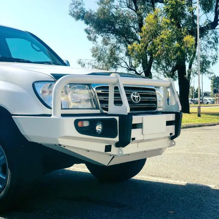Rockarmor Premium Bullbar Frontal Combo To Suit Toyota Lancdruiser Fj100 1998- 2007Ifs - Winch Bar Combo