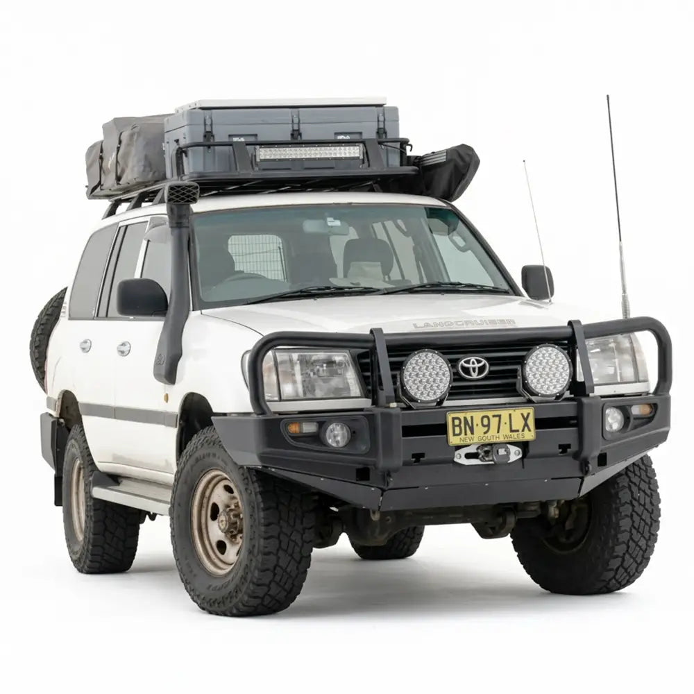 Rockarmor Premium Steel Bullbar - Toyota Landcruiser Fj105 1998-2002 (Live Axle)(Full Bar Replacement)