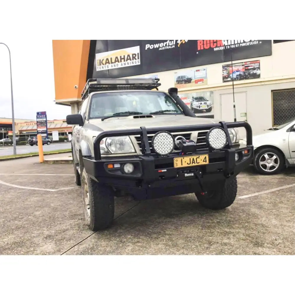 Rockarmor Premium Steel Bullbar - Nissan Patrol Gu1 97- 09/2004 (Full Bar Replacement)