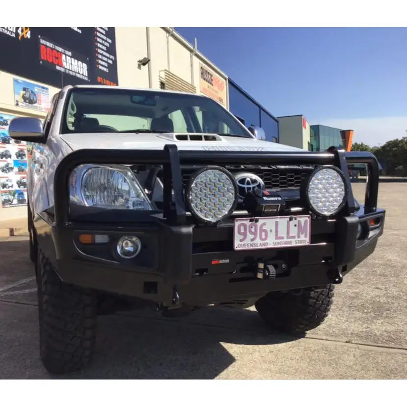 Rockarmor Premium Steel Bullbar - Toyota Hilux N70 2005 - 2011 (Bumper Cut)