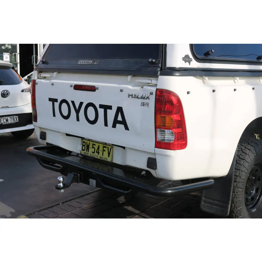Rockarmor Premium Steel Rear Step / Towbar - Toyota Hilux N70 2005 - Early 2015 (Tub Rear)