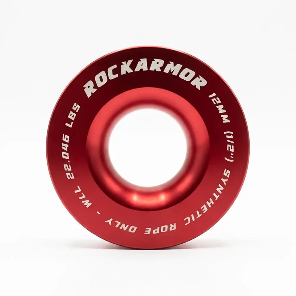 Rockarmor Recovery Pulley Ring Red 100mm