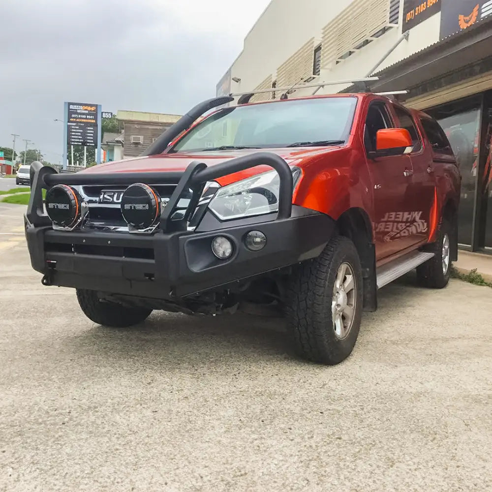 Rockarmor Rock Pack, Isuzu Dmax 01/2017-07/2020 | Elite Hoop Bullbar + Rock Sliders - Rock Pack