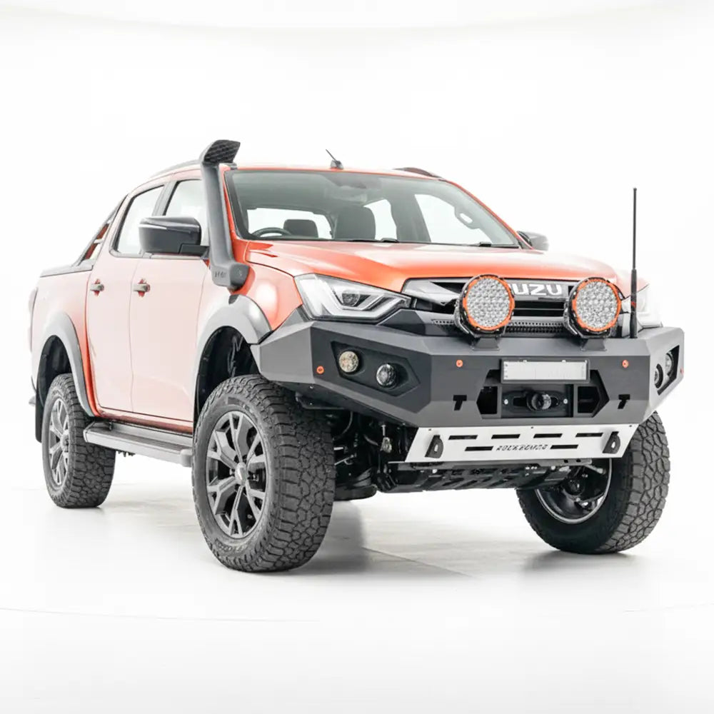 Rockarmor Rock Pack, Isuzu Dmax08/2020+ | GT Hoopless Bullbar + Rock Sliders - Rock Pack