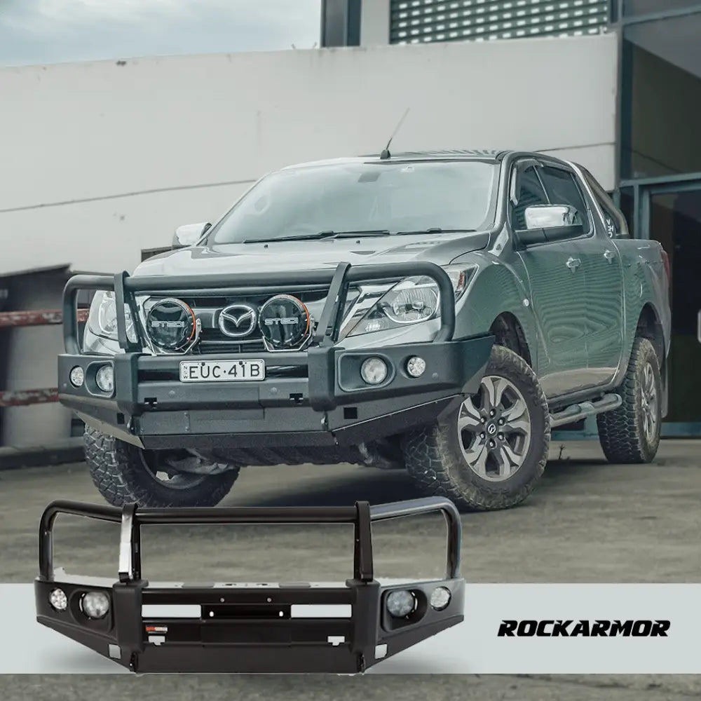 Rockarmor Rock Pack, Mazda Bt-50 2011-2020 | Elite Hoop Bullbar + Rock Sliders - Rock Pack