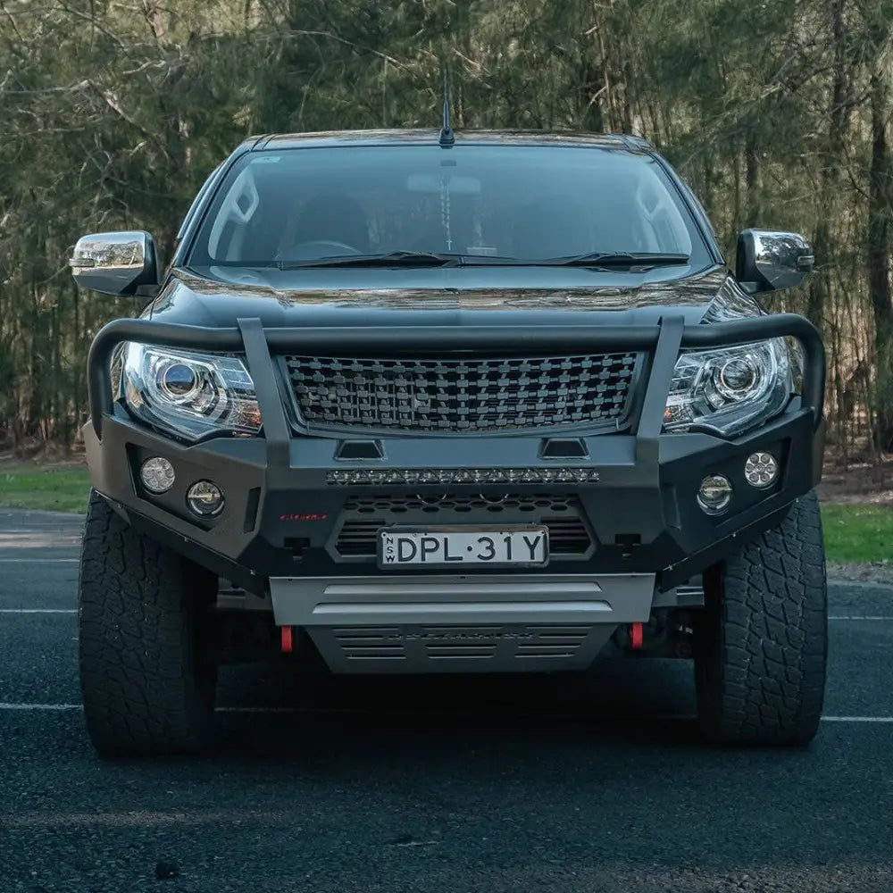 Rockarmor Rock Pack, Mitsubishi Triton MQ 04/2015 - 10/2018 | GT Hoop Bullbar + Rock Sliders - Rock Pack