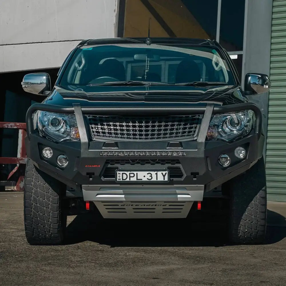 Rockarmor Rock Pack, Mitsubishi Triton MQ 04/2015 - 10/2018 | GT Hoop Bullbar + Rock Sliders - Rock Pack