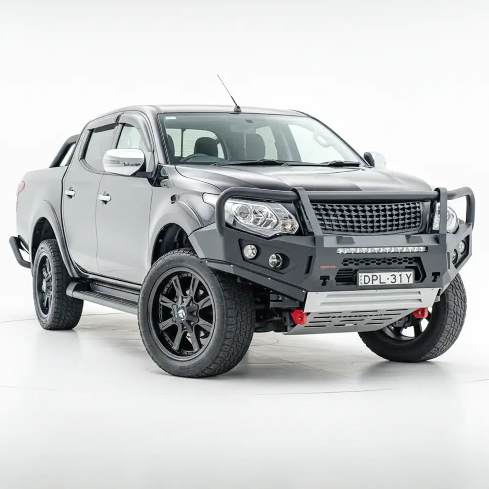 Rockarmor Rock Pack, Mitsubishi Triton MQ 04/2015 - 10/2018 | GT Hoop Bullbar + Rock Sliders - Rock Pack