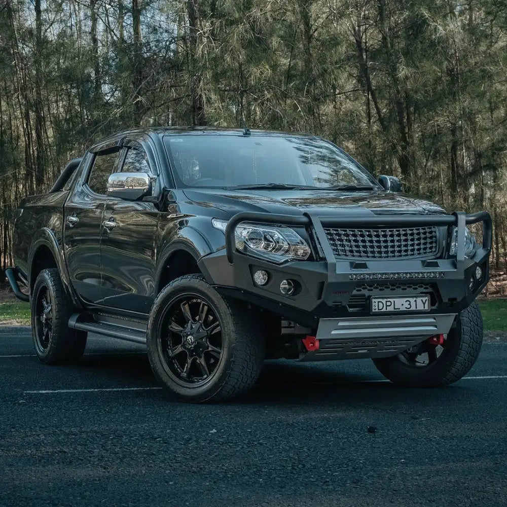 Rockarmor Rock Pack, Mitsubishi Triton MQ 04/2015 - 10/2018 | GT Hoop Bullbar + Rock Sliders - Rock Pack