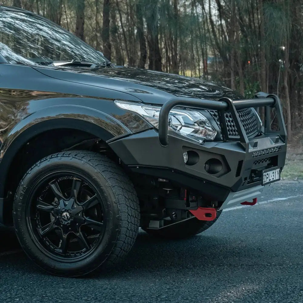 Rockarmor Rock Pack, Mitsubishi Triton MQ 04/2015 - 10/2018 | GT Hoop Bullbar + Rock Sliders - Rock Pack