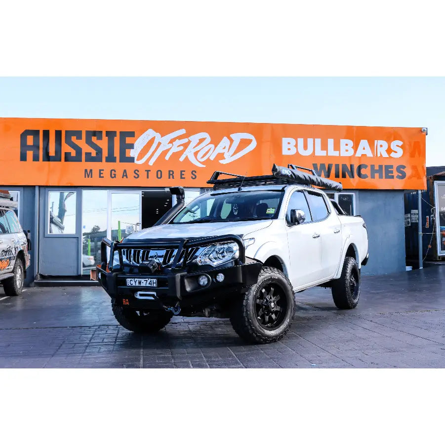 Rockarmor Rock Pack, Mitsubishi Triton MQ | Elite Bullbar + Rock Sliders - Rock Pack