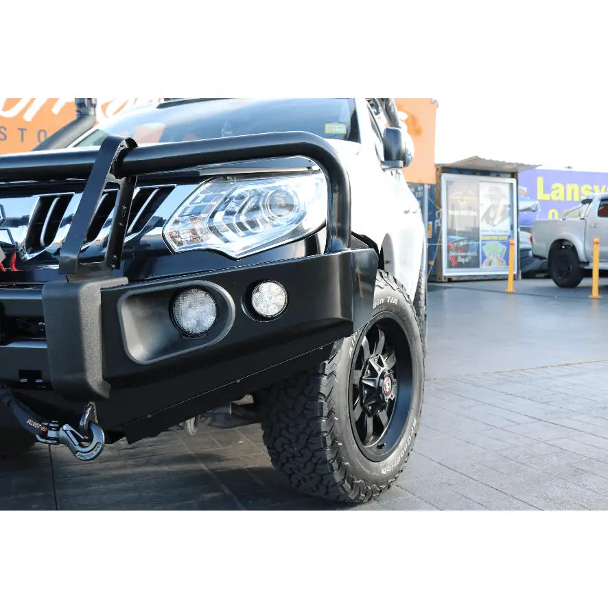 Rockarmor Rock Pack, Mitsubishi Triton MQ | Elite Bullbar + Rock Sliders - Rock Pack