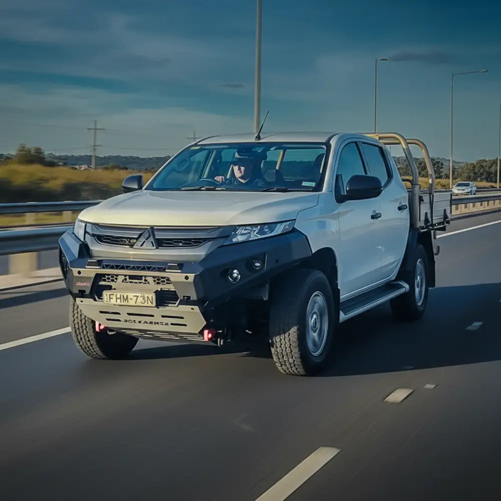 Rockarmor Rock Pack, Mitsubishi Triton Mr 12/2018 - 02/2024 | GT Hoopless Bullbar + Rock Sliders - Rock Pack