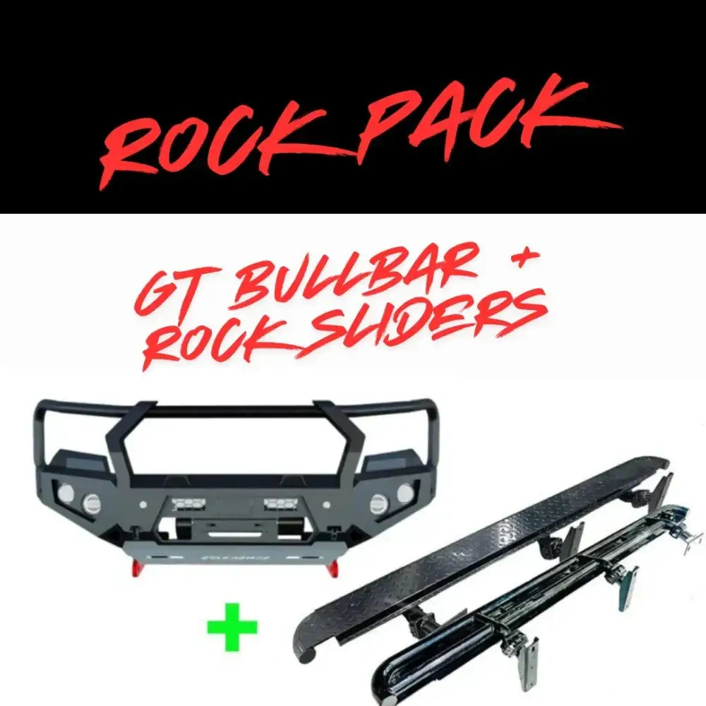 Rockarmor Rock Pack, Next Gen Ford Everest | GT Hoop Bullbar + Rock Sliders - Rock Pack