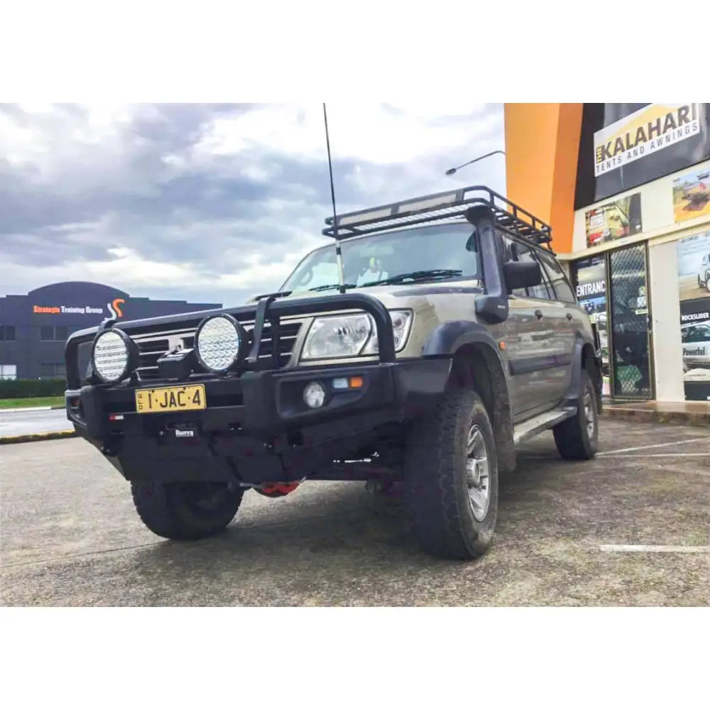 Rockarmor Premium Steel Bullbar - Nissan Patrol Gu1 97- 09/2004 (Full Bar Replacement)