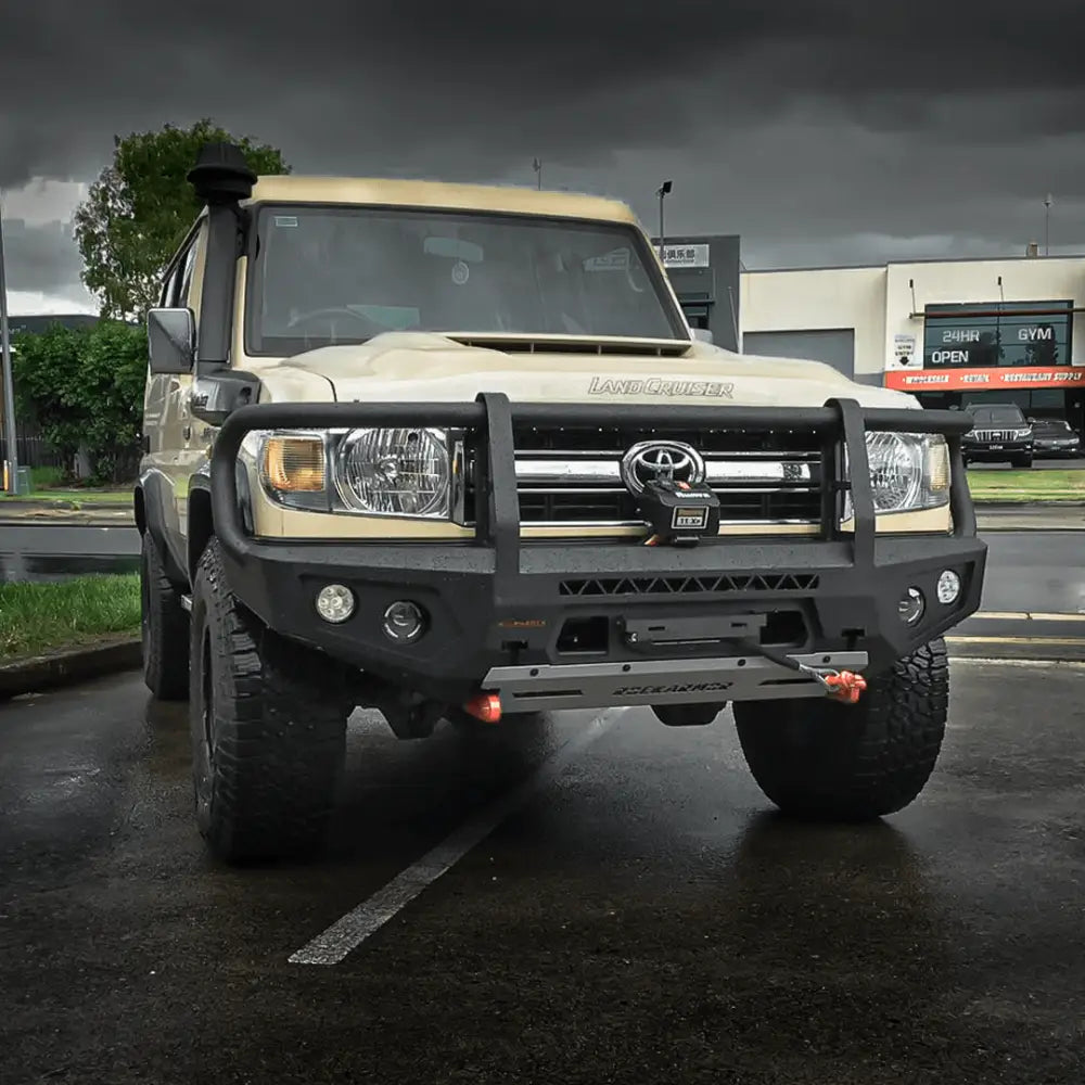 Rockarmor Rock Pack, Toyota Landcruiser 76 78 79 2007-11/2023 | GT Hoop Bullbar + Rock Sliders - Rock Pack