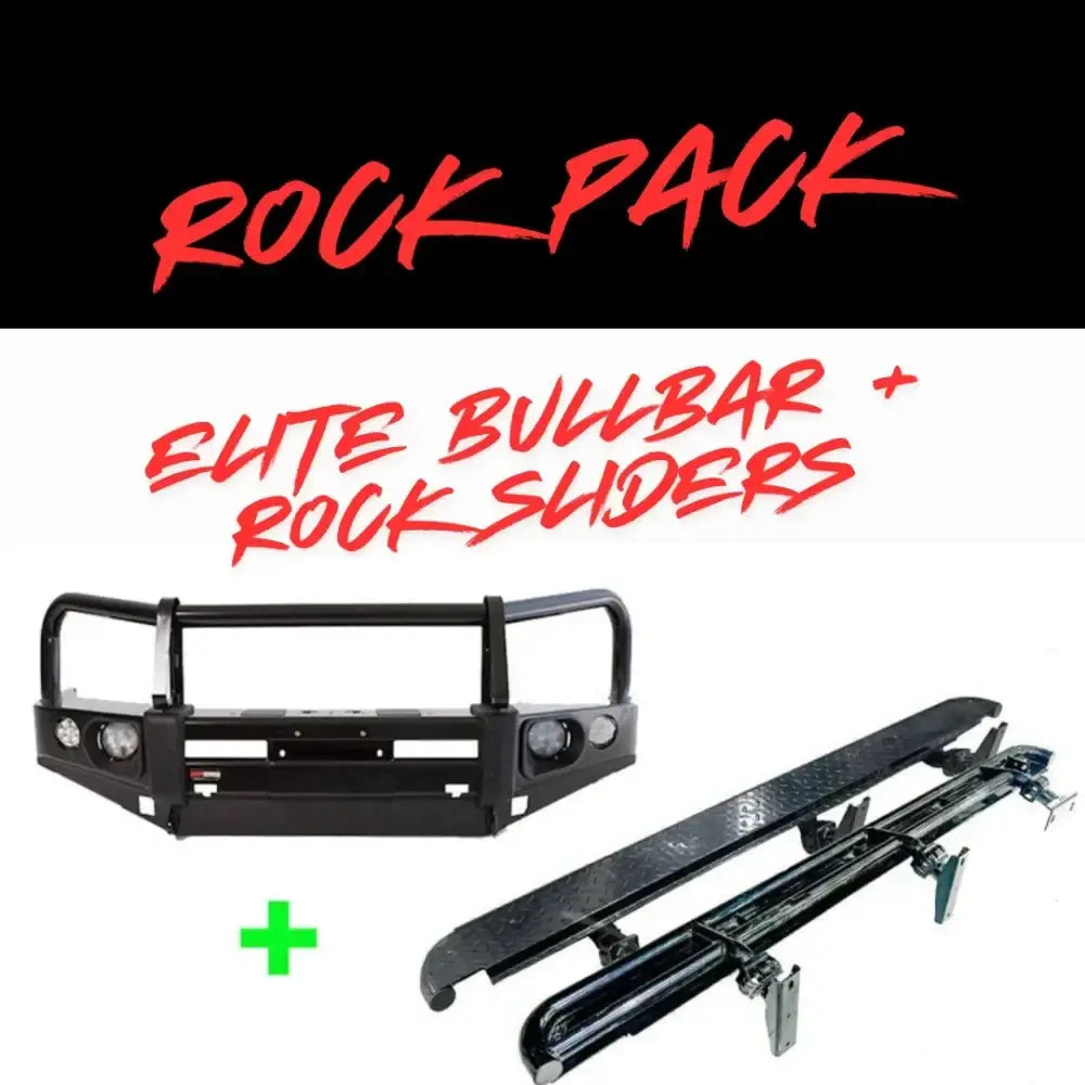 Rockarmor Rock Pack, Toyota Prado 150 2009-2013 | Elite Bullbar + Rock Sliders - Rock Pack