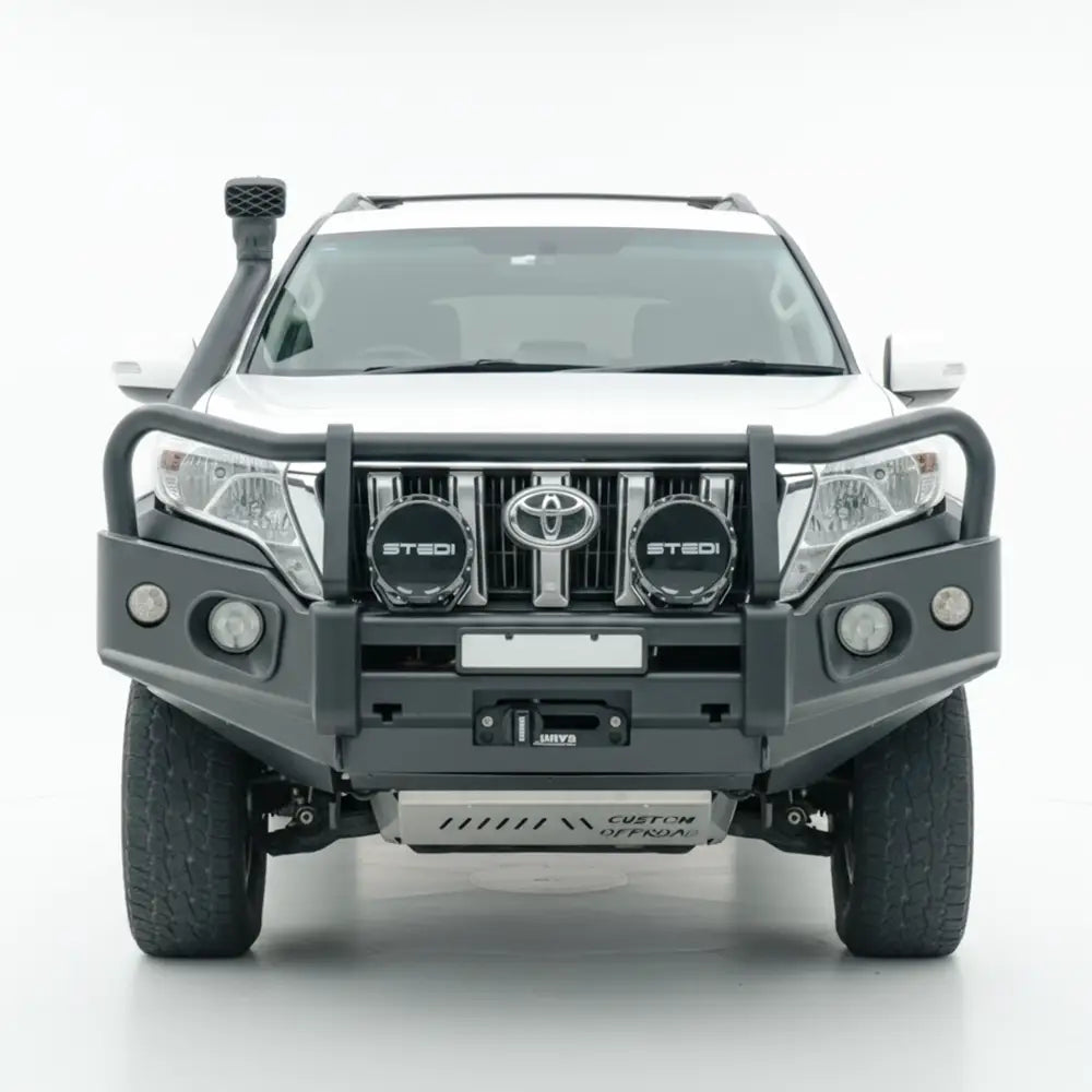 Rockarmor Rock Pack, Toyota Prado 150 Tear Drop 2013-18 | Elite Hoop Bullbar + Rock Sliders - Rock Pack