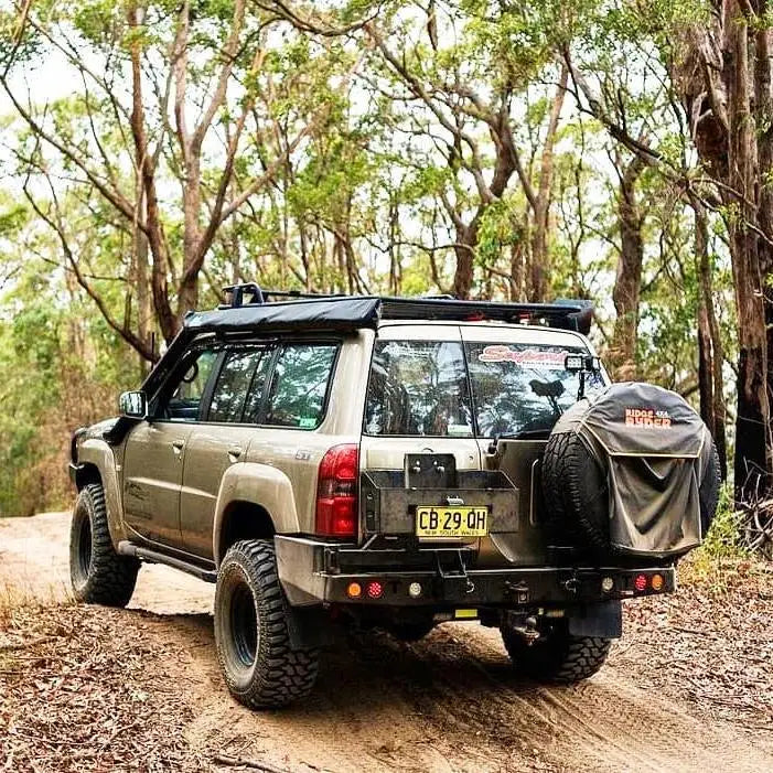 Rockarmor Steel Dual Wheel Carrier - Nissan Patrol Y61 Gu4 2004 - 2016 Models