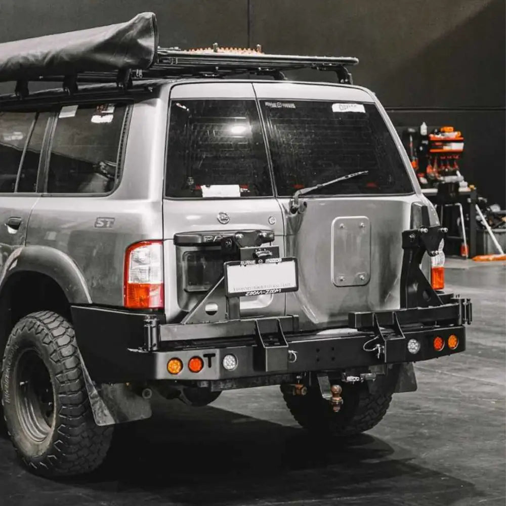 Rockarmor Steel Dual Wheel Carrier - Nissan Patrol Y61 Gu4 2004 - 2016 Models