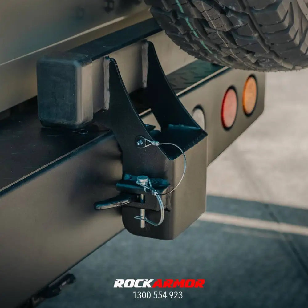 Rockarmor Steel Dual Wheel Carrier - Toyota Landcruiser Fj76 Fj78 1992-2006 Troopy Wagon