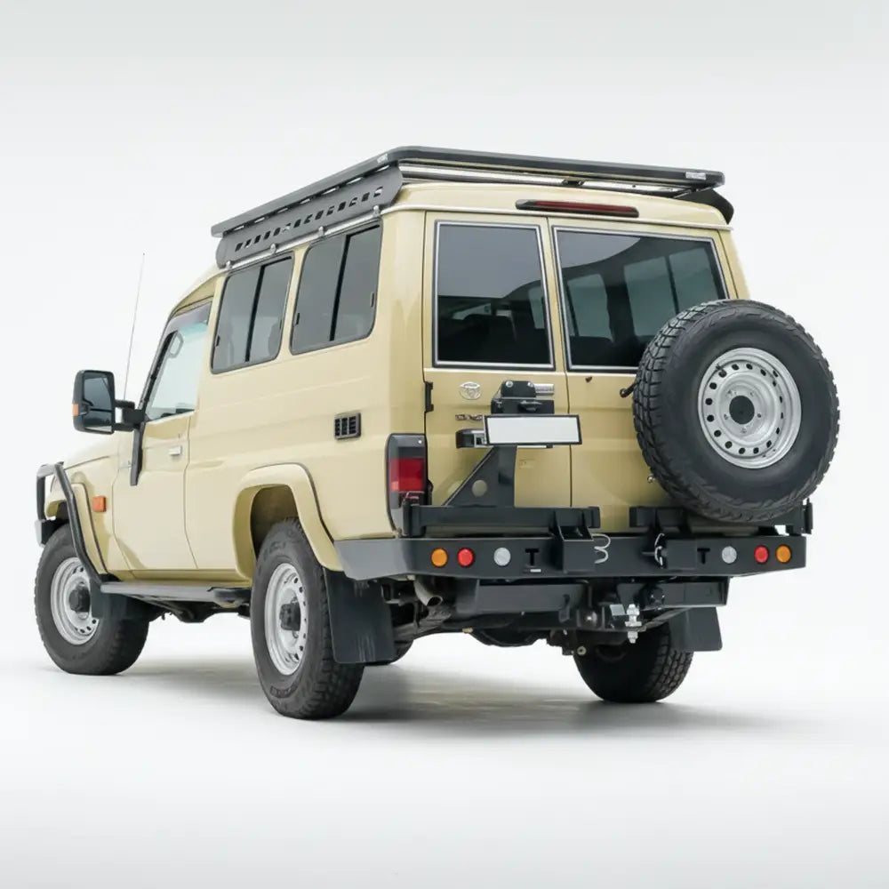 Rockarmor Steel Dual Wheel Carrier - Toyota Landcruiser Fj76 Fj78 1992-2006 Troopy Wagon