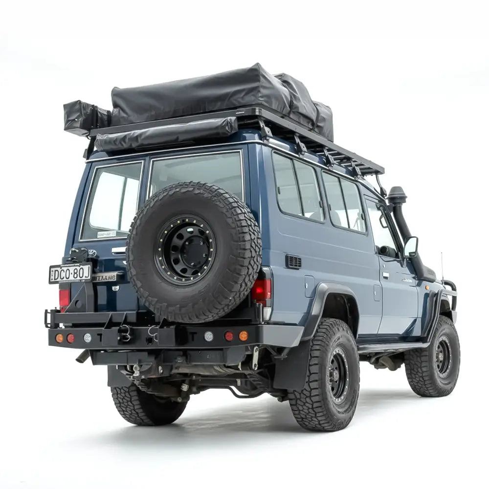 Rockarmor Steel Dual Wheel Carrier - Toyota Landcruiser Fj76 Fj78 1992-2006 Troopy Wagon