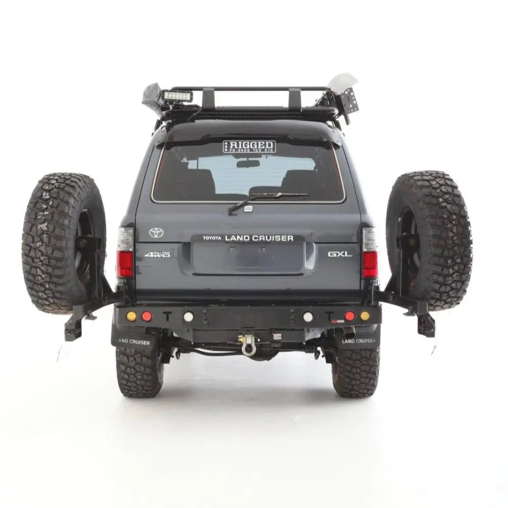 Rockarmor Steel Dual Wheel Carrier - Toyota Landcruiser Fj80 1992-1997